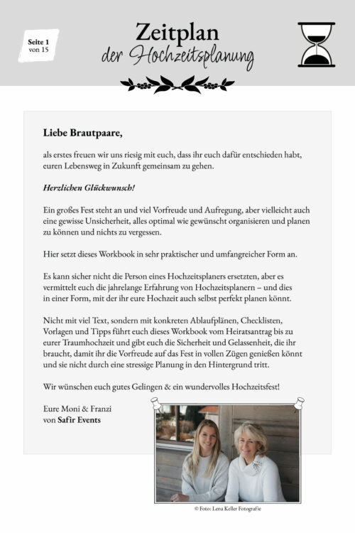 Hochzeitsplanung | Vorwort zur Hochzeitsplanung Hochzeitsplanung | Vorwort zur Hochzeitsplanung